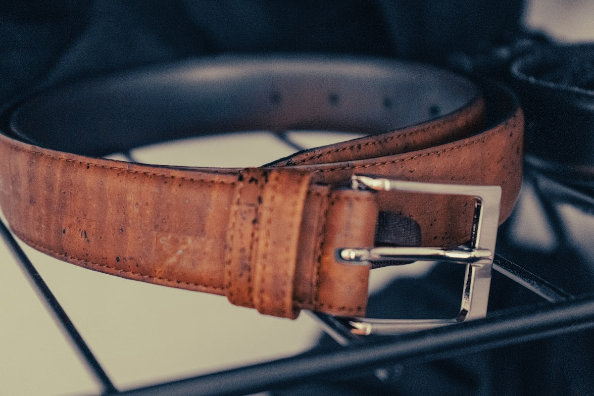 Navy canvas webbing belt